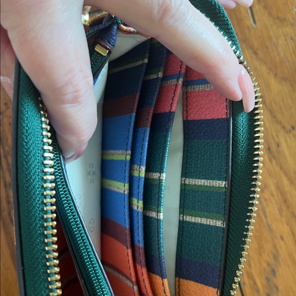 Tory Burch Multicolor Plaid Wallet - Picture 6 of 8